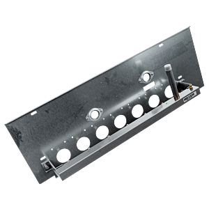 Plaque de brûleur Wolf avec tuyau de distribution de gaz 2800321 buse gaz naturel E, FNG-57