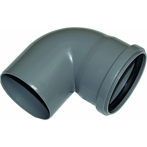 Tuyau d&#39;admission Wolf courbé DN110 87Gr 2800637 pour Pellevent-m, en PP