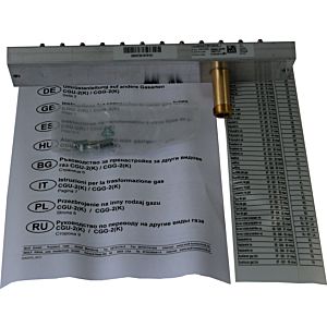 Wolf conversion kit natural gas E/LL - liquid gas 2800726 P or B/P, for CGU-2(K)-24