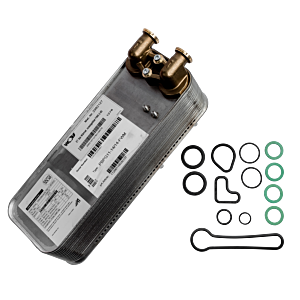 Wolf heat exchanger set nickel-soldered 2982127 including seals, for FWS-2-60