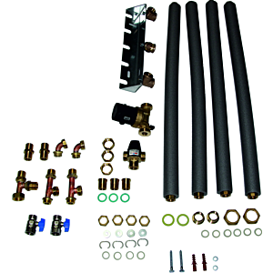 Wolf hot / cold water connection set 7701136 for connection on the left, right, rear of the CSZ-2