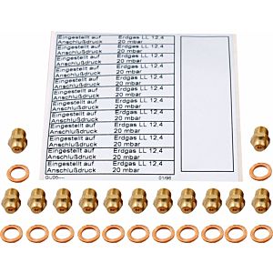 Wolf conversion kit natural gas E - natural gas LL 8600140 for GU/GG-18/24