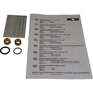Wolf conversion kit natural gas E/H - LL 8610471 for CGB-75/100