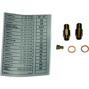 Kit de conversion Wolf liquide/gaz naturel LL -E 8885562 pour NG-4E/CNG-17