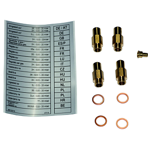 Kit de conversion Wolf liquide/gaz naturel LL -E 8885564 pour NG-4E/CNG/TNG-29