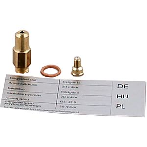 Kit de conversion Wolf gaz naturel E - gaz naturel LL 8902497 pour chaudière à gaz FNG-10