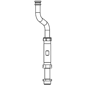 Wolf connection set 8617349 for CAT-2, hot water meter