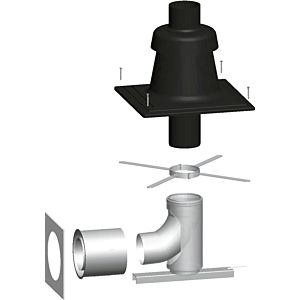 Kit arbre Wolf 2651688 DN 110, dépendant de l&#39;air ambiant, pour cascade