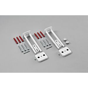 Accessoires de montage pour séparateur de pièce Zehnder 936011 blanc RAL 9016 pour Yucca asymétrique