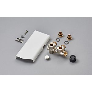 raccord de raccordement Zehnder fonctionnement mixte 976038 pour Radiateurs Yucca, chromé, couvercle long