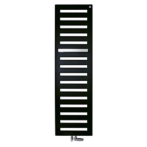 Zehnder Metropolitan Bar design towel radiator ZM101140G800000 MEP-080-040, 805 x 400 mm, Umbra gray, RAL 7022