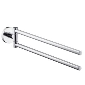 hansgrohe  Logis 40512000 Double towel holder  chrome, brass, two branches
