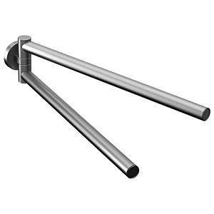 Herzbach Design iX towel holder 17818500109 Stainless Steel brushed, 2 Stainless Steel .