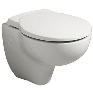 Keramag WC-Sitz Joly weiss, Scharniere Edelstahl, mit Absenkautomatik