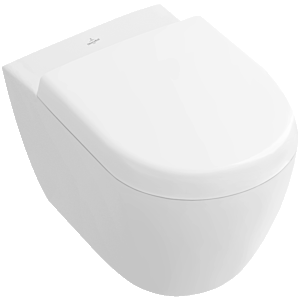 Villeroy&Boch Subway 2.0 Wand Tiefspül WC 5606R0R1 weiss, DirectFlush, Compact, CeramicPlus