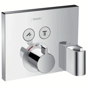 hansgrohe ShowerSelect Fertigmontageset 15765000 UP Thermostat, 2 Verbraucher, chrom