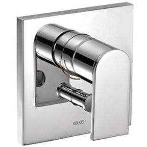 Keuco Edition 300 bath mixer 53072010182 concealed fitting, square, chrome-plated
