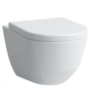 Laufen Pro Wand-WC Tiefspüler Compact, spülrandlos, Ausladung 49 cm, weiss