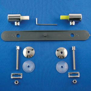 Geberit stainless steel hinges 598035000 automatic lowering, safety screw