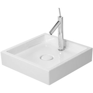 Duravit Starck 1 washbasin 03874700281 without tap hole, white, wondergliss, honed