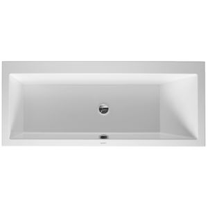 Duravit Rechteck-Badewanne Vero 170 x 75 cm, weiss, Rückenschräge rechts