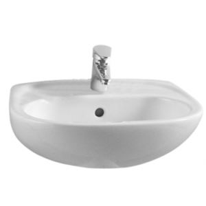 Vitra Normus lavabo 5089L003 65x49cm, blanc , 2000 trou pour robinet