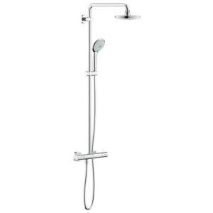 Grohe Euphoria 180 shower system 27296001 chrome, thermostatic mixer for wall mounting