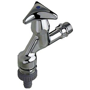 Seppelfricke Sepp fitting combination 0006022 DN 15, chrome-plated brass, pipe aerator, Check Valves , three-star handle