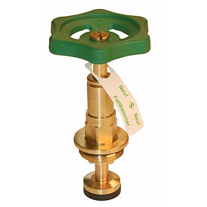 Aalberts SEPP servo free-flow valve upper part 0001461 DN 20, brass, rising, with grease chamber, free of dead space