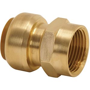 Aalberts VSH Tectite transition sleeve 4751846 28 mm x Rp 1, brass, inside/IG, detachable
