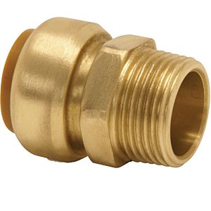 Aalberts VSH Tectite transition nipple 4751441 15 mm x R 1/2, brass, IG/AG, copper, detachable