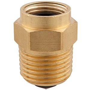 Afriso assembly valve 77723 R 1/2 x G 3/8, Muffex spigot, brass