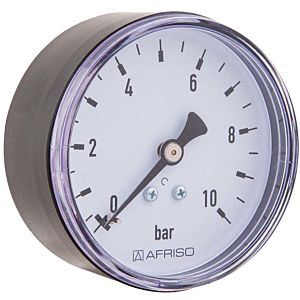 Afriso tube pressure gauge 63539 G 2000 / 4 B, 10 bar, housing d = 63mm