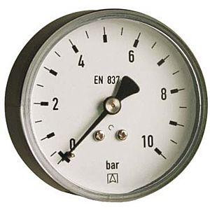 Afriso Rohrfedermanometer 63539 G 1/4 B, 10 bar, Gehäuse-d= 63mm