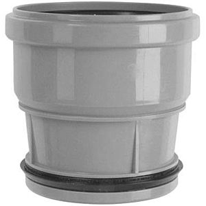 Airfit socket 110110S DN 110 x 110, concentric, made of polypropylene, for HT and KG pipes