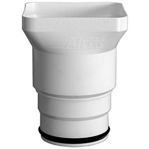 Airfit Plus funnel siphon 50126TS outlet DN 50-125, made of polypropylene, enlarged inlet area