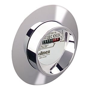 Allmess measuring capsule counter 0201932206 with roller counter and electronic interface, for EAT 3/4&quot;