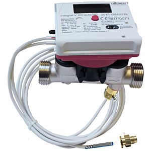 Allmess Integral-V UltraLite heat meter screw connection 566423001706HA HA, qp 1.5, TF 5.2, DN 15