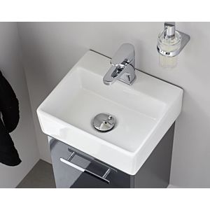 Artiqua Serie 831 ceramic washbasin 831-SWT-CM01 white, with tap hole and forced drain