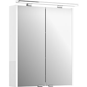 Artiqua mirror cabinet 812E4560 600mm, white gloss, 801 doors, LED top light