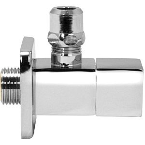 Universal design angle valve 108678 2000 / 2 &quot;x10mm, angular design, chrome-plated brass