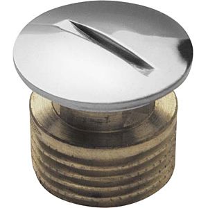 ASW Stedo blind plug 184338 3/8&quot;, chrome-plated brass