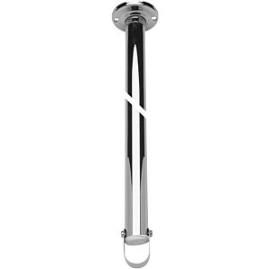 ASW series 1000 ceiling support 103666 600 mm, chrome-plated brass, Ø 25 mm, for Shower Curtain Rods