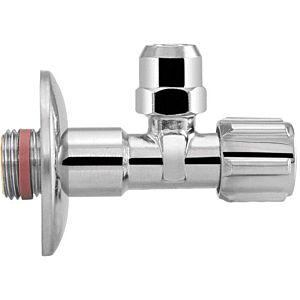 robinet d&#39;équerre ASW 2000 / 2 &quot;x 10 mm, conception longue, auto-étanche, laiton chromé