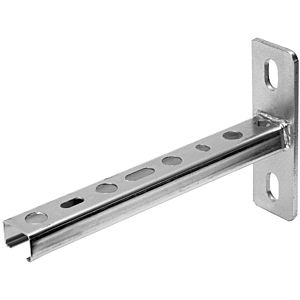ASW rail bracket 533030 300 mm, profile 28/30 x 2.0 mm, galvanized steel