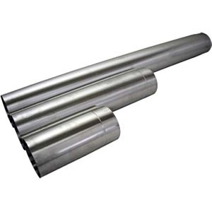 Bertrams aluminum exhaust pipe 14RL1000-90 1000 mm, Ø 90 mm x 1930 , 7 mm
