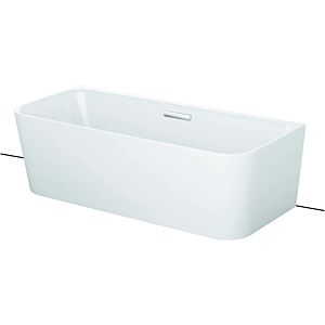 Bette BetteArt bathtub 3480-004CWVHK noble white, 180x80x42cm, installation in front of the wall