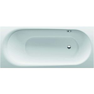 Bette BetteComodo bathtub 1640-004PLUS 170x75x45cm, overflow at the back, foot end on the right, glaze, noble white