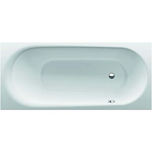 Bette BetteComodo bathtub 1620-000AR, PLUS 170x75x45cm, overflow in front, foot end on the right, anti-slip / glaze, white