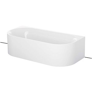 Bette BetteLux Oval silhouette bathtub 3415-000CWVVS white, 170x80x45cm, free-standing